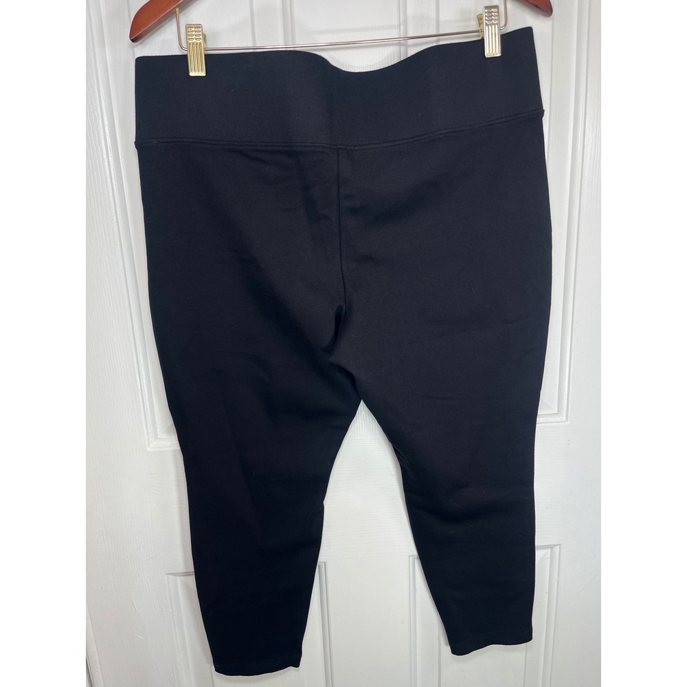 Torrid Pixie Skinny Pants Womans 1R Black High Rise Stretch Ankle Career Pull On - Picture 3 of 7